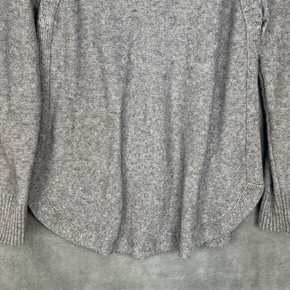 Anthropologie Sweater Womens Small Gray Turtleneck Cozy Minimalist Career Preppy - Picture 3 of 11